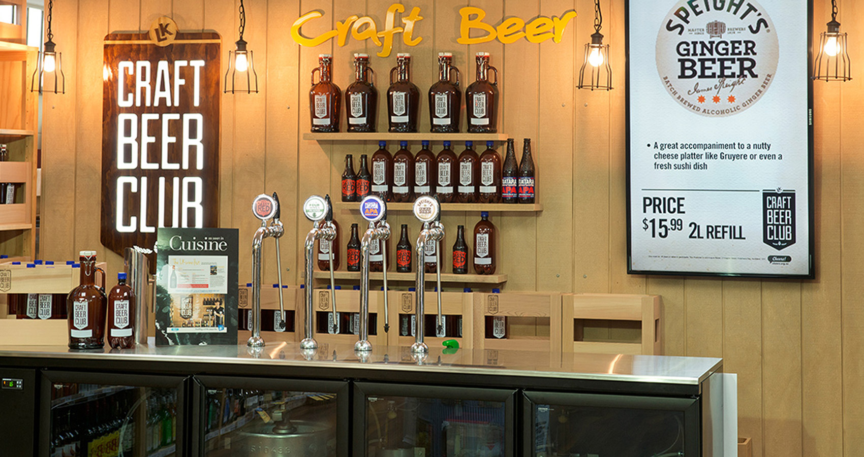 Liquor King In-store Signage image